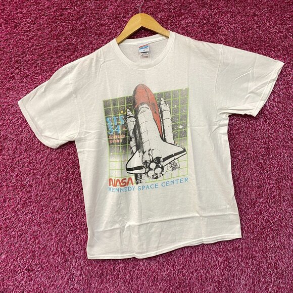 NASA STS-34 Galileo Probe Kennedy Space Center Promo Tee Medium - Picture 3 of 4